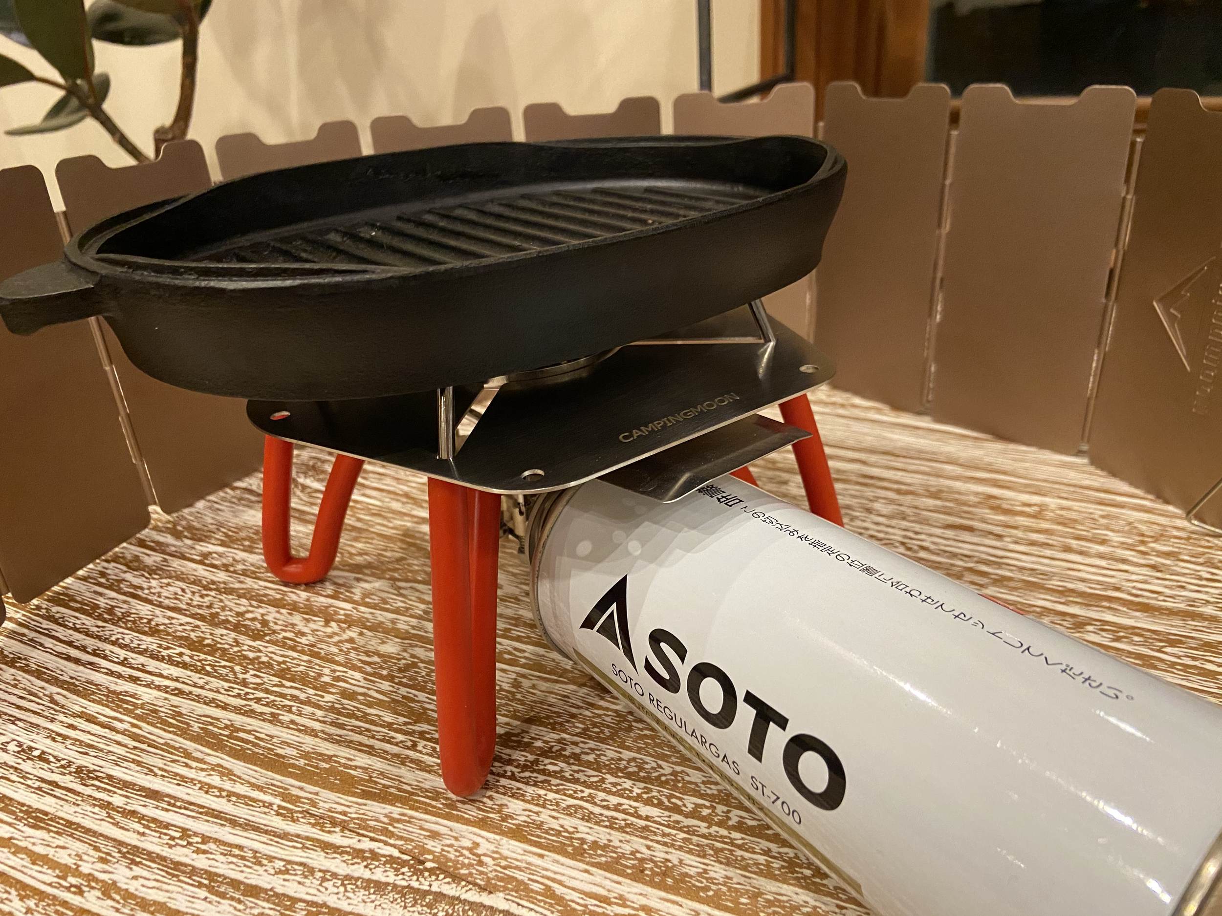 Campingmoon SOTO ST-310用遮熱板 ST-1617 – 輻射熱対策 SUS304製