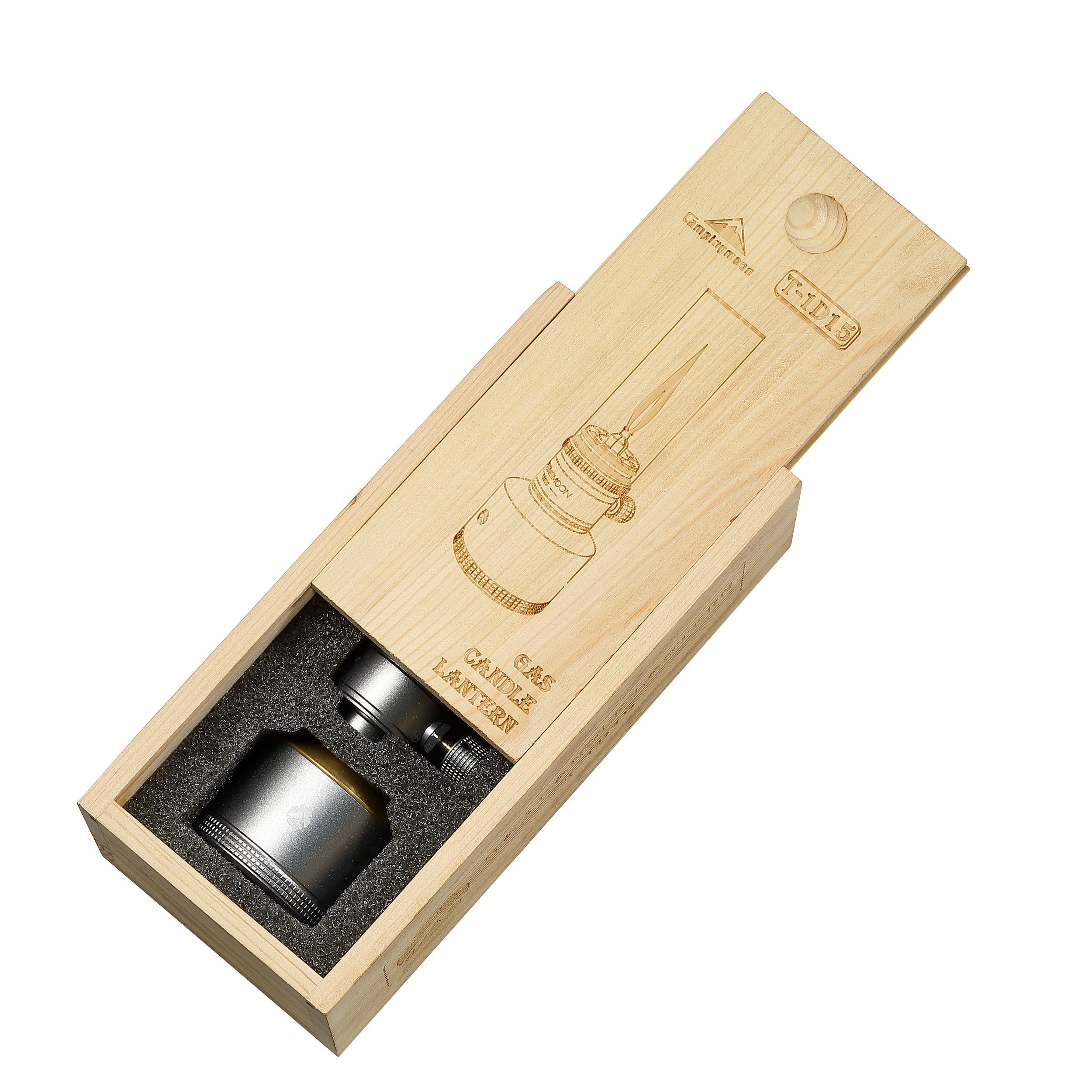 Campingmoon ガスキャンドルランタン T-1D15 – 充てん式・OD缶対応