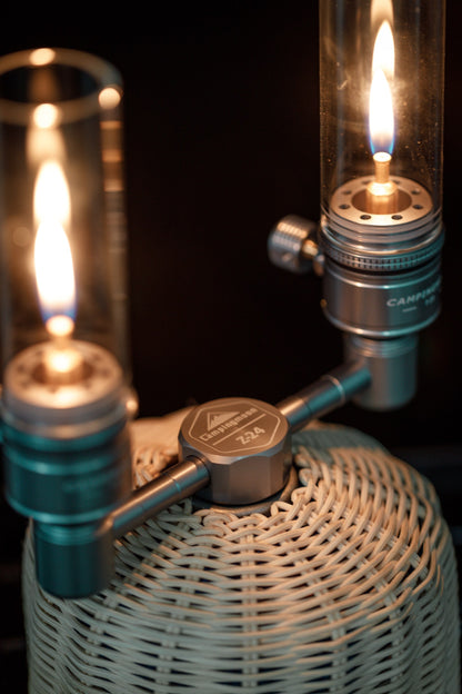 ガスキャンドルランタン 充てんタンク・OD缶両用 T-1D15