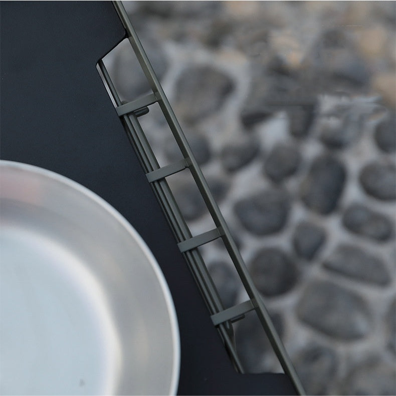 フィールドラック用アルミ天板 手塗りブラック仕上げ T-2308-BK