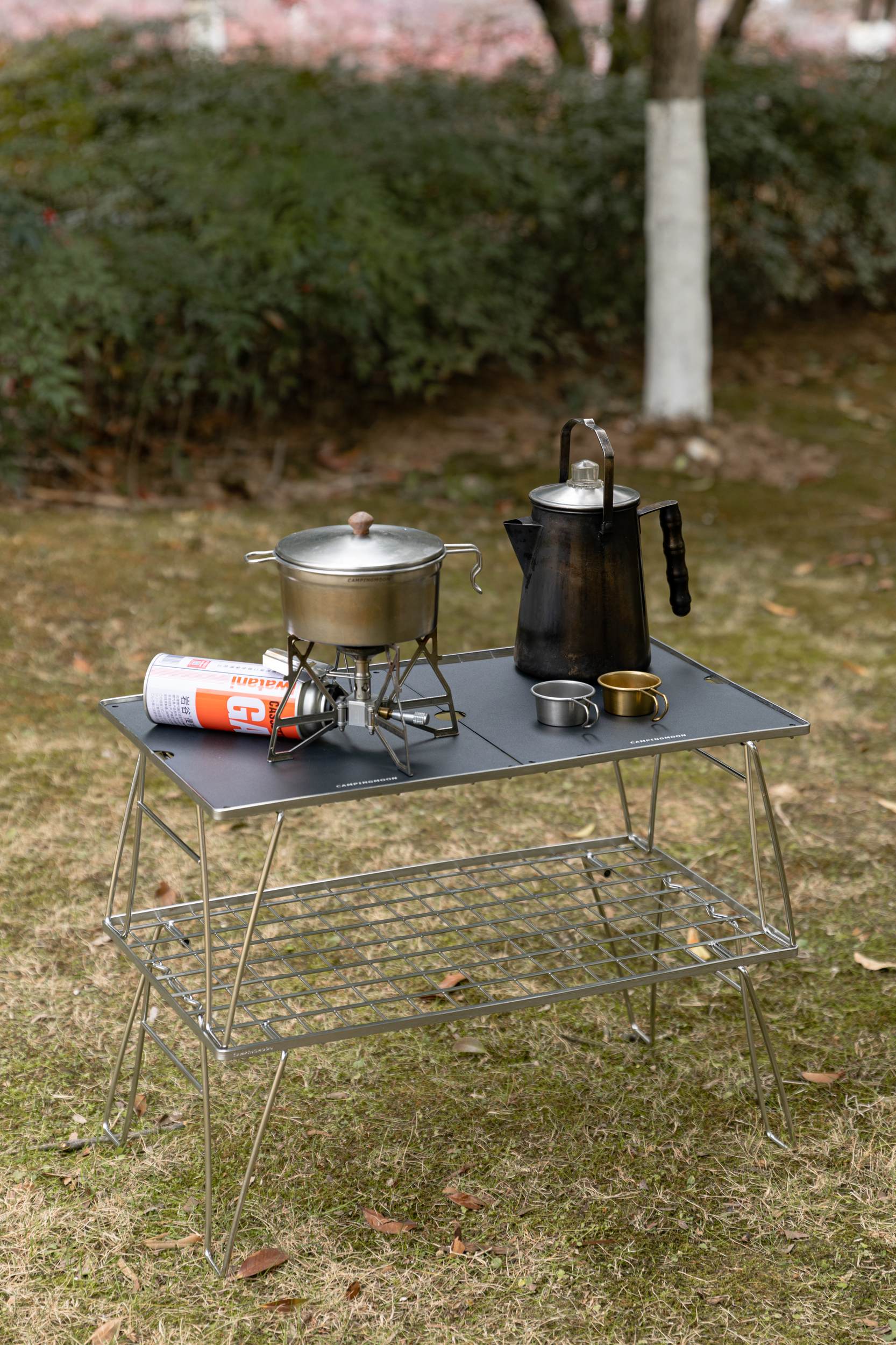 けむけむず様　テーブル Campingmoon フィールドラック用ハーフ天板 T-2358-2P – アルミ製