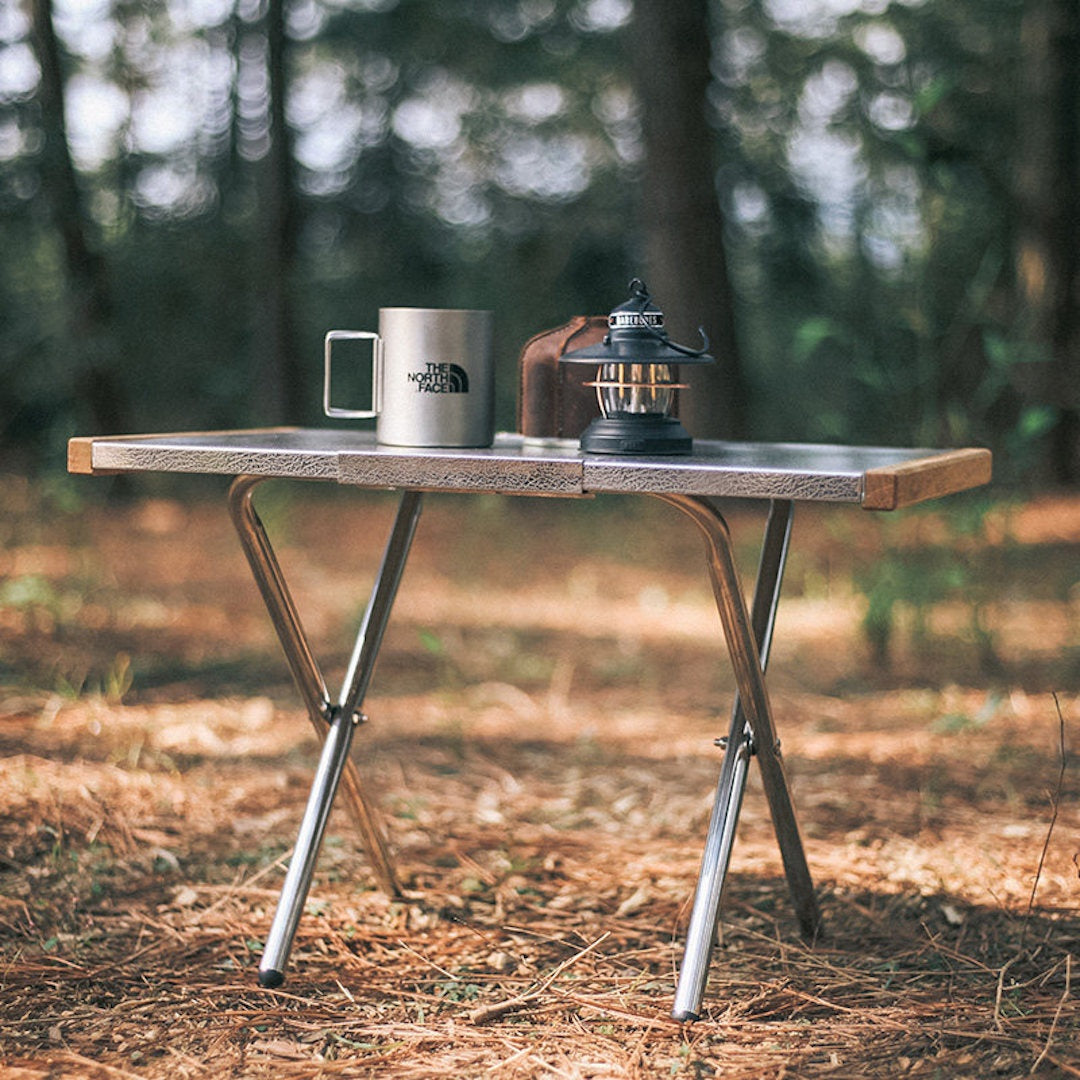 焚き火テーブル【美品】 Campingmoon 焚き火テーブル T-370 – 耐熱ステンレス天板 – camping moon