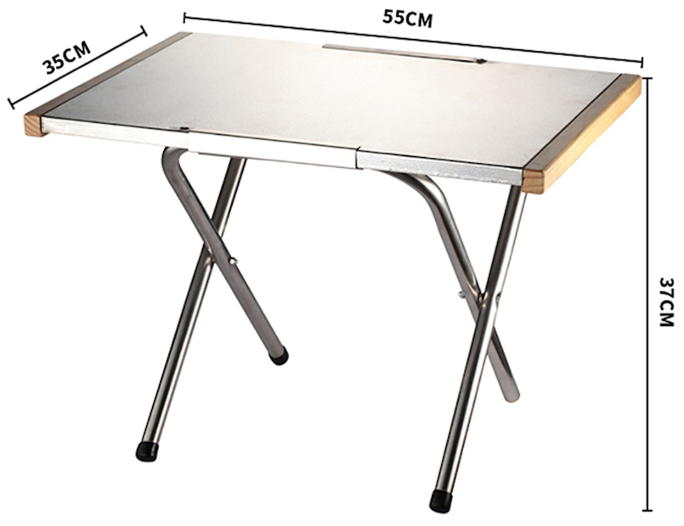 Campingmoon 焚き火テーブル T-370 – 耐熱ステンレス天板 – camping moon