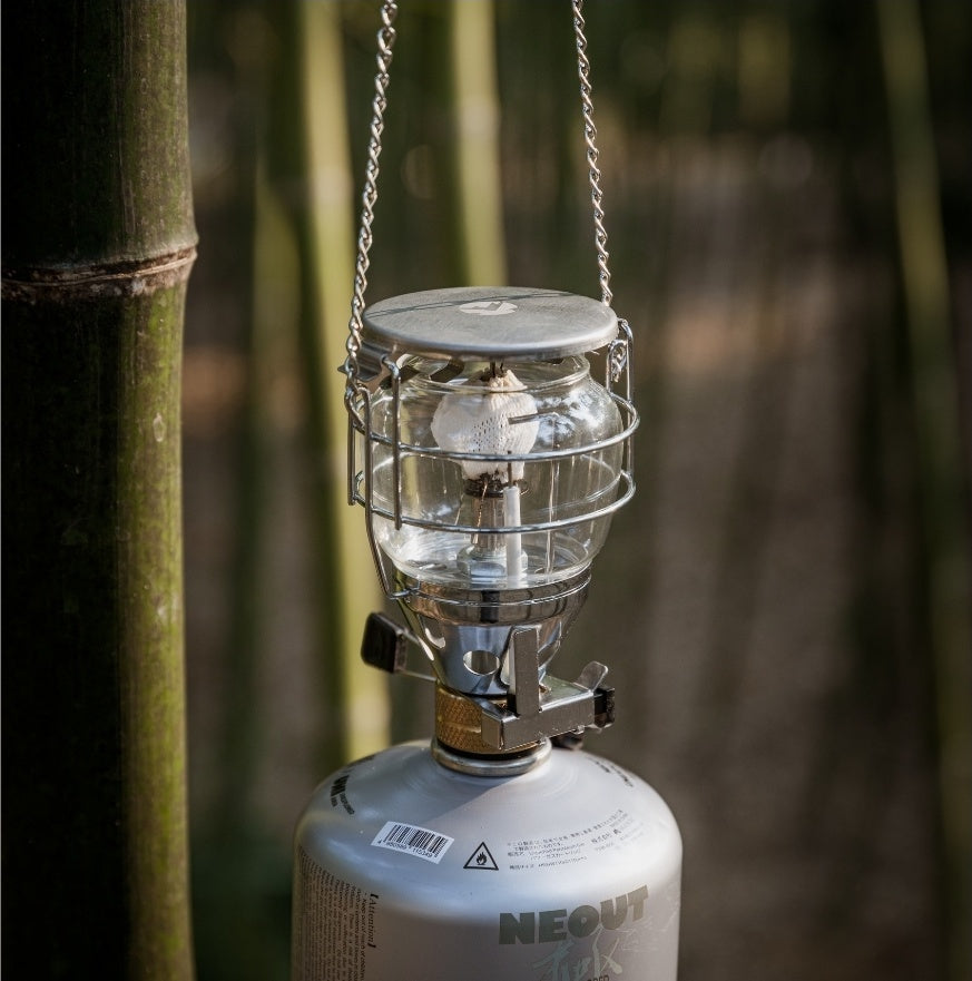 Campingmoon 小型ガスランタン T-4 – 80W相当の明るさ – camping moon