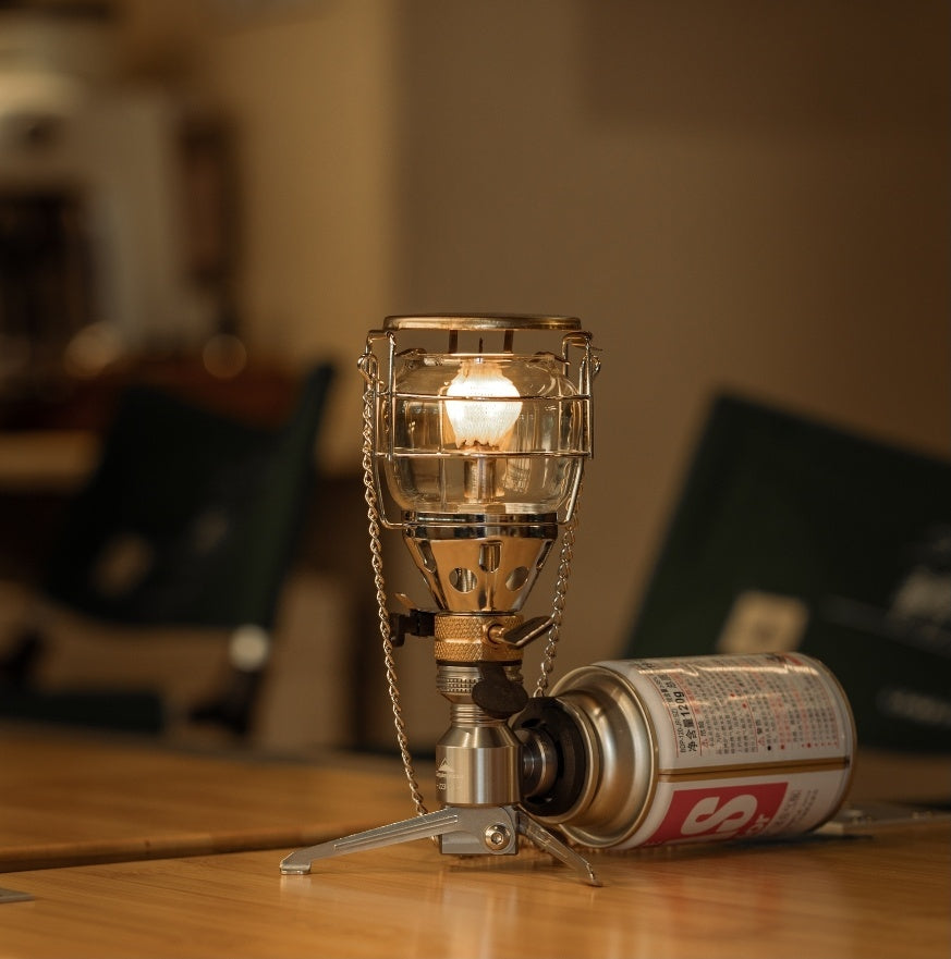 Campingmoon 小型ガスランタン T-4 – 80W相当の明るさ – camping moon