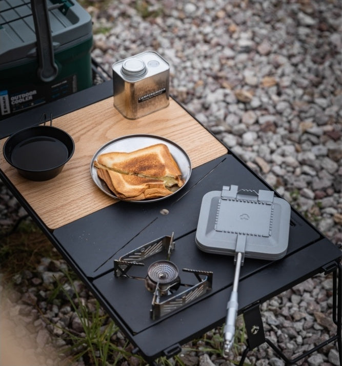 Campingmoon 直火式ホットサンドメーカー TT-1315 – 耳までカリッと