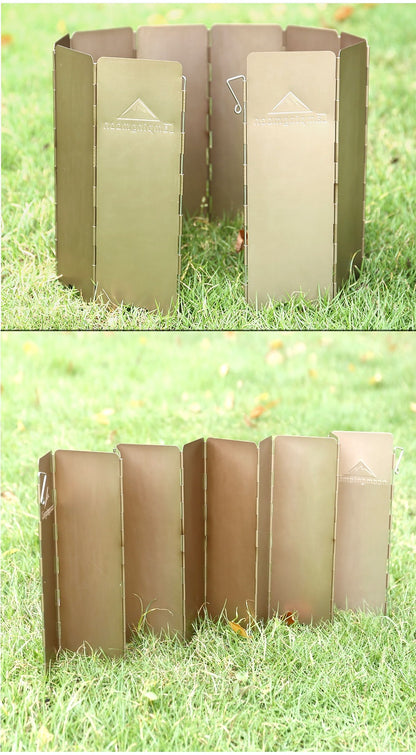 アルミウインドスクリーン 高さ24cm 10枚板 YD-10