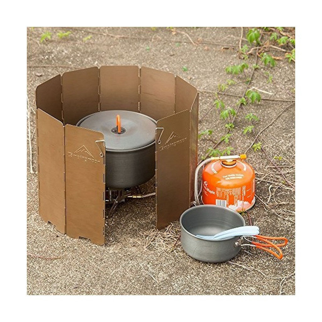 アルミウインドスクリーン 高さ24cm 10枚板 YD-10