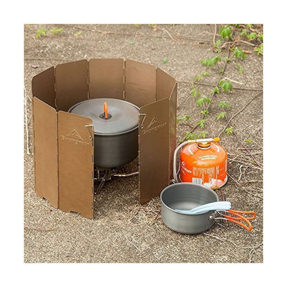 アルミウインドスクリーン 高さ24cm 10枚板 YD-10