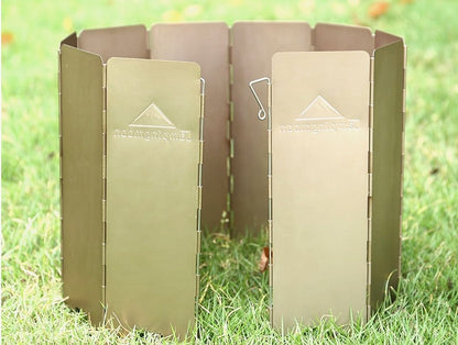 アルミウインドスクリーン 高さ24cm 10枚板 YD-10