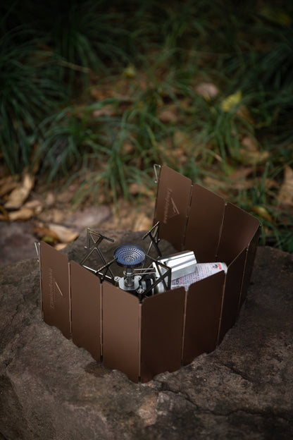 アルミウインドスクリーン 高さ24cm 10枚板 YD-10