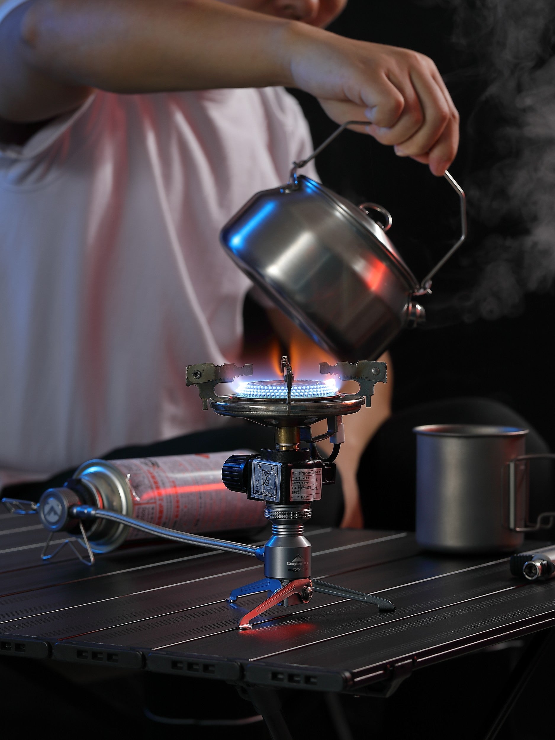 Campingmoon CB缶スタンド型変換アダプター Z23-CB – CB缶でOD缶器具を Campingmoon CB缶スタンド型変換アダプター Z23-CB – CB缶でOD缶器具を
