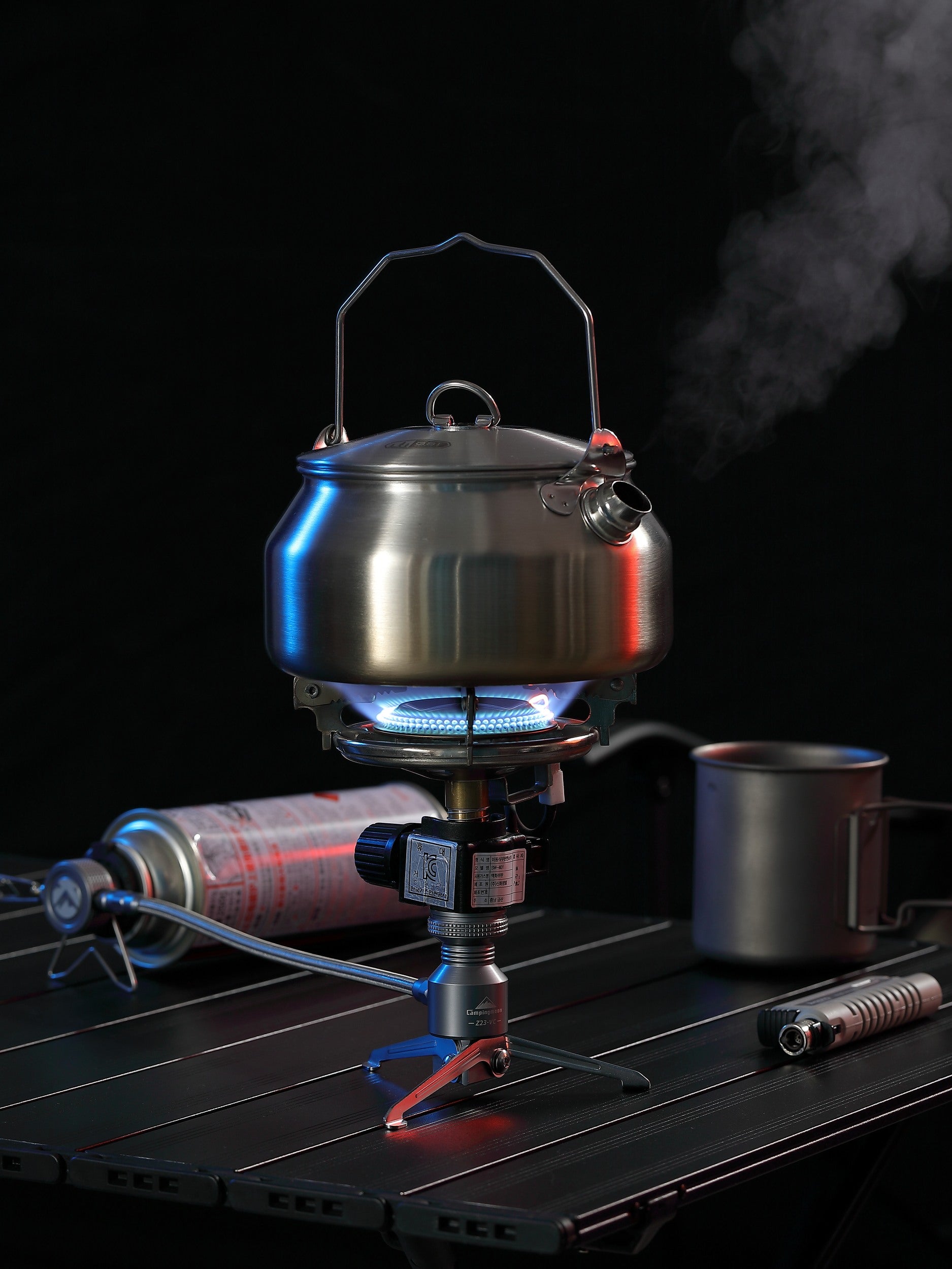 Campingmoon CB缶スタンド型変換アダプター Z23-CB – CB缶でOD缶器具を