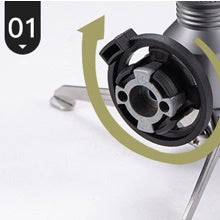 CB缶スタンド型変換アダプター 逆止弁付き Z23-CB