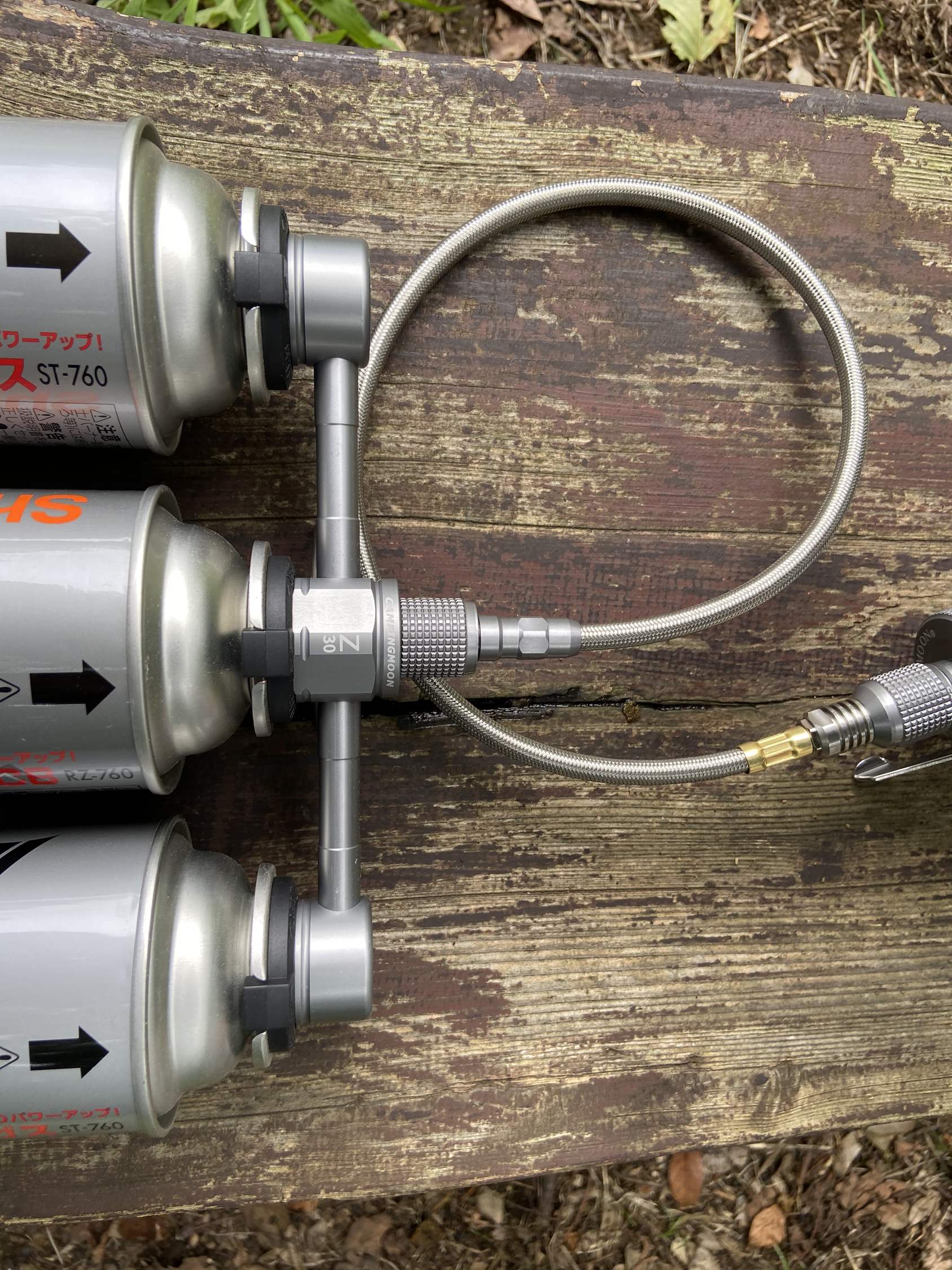 CB缶用ガスステーション 3缶連結変換 Z30